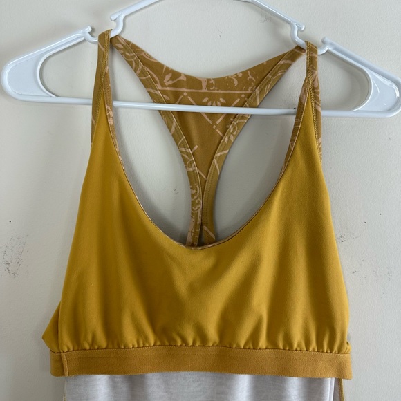 🌷PRANA Mustard Razorback Dress Size M - Picture 8 of 10